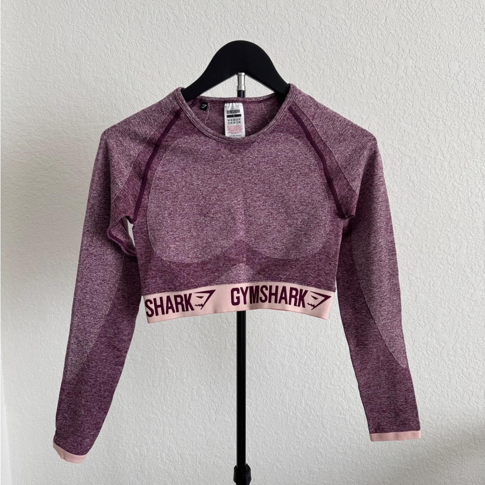 Gymshark Maroon Heathered Top